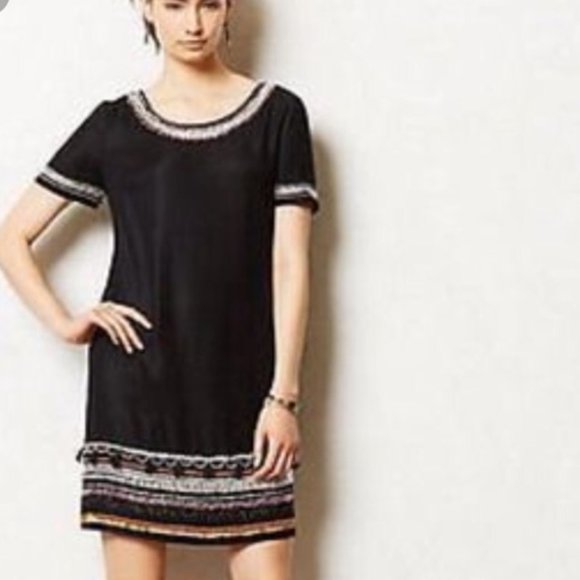 Anthropologie Sequin Shift Dress - Picture 1 of 5